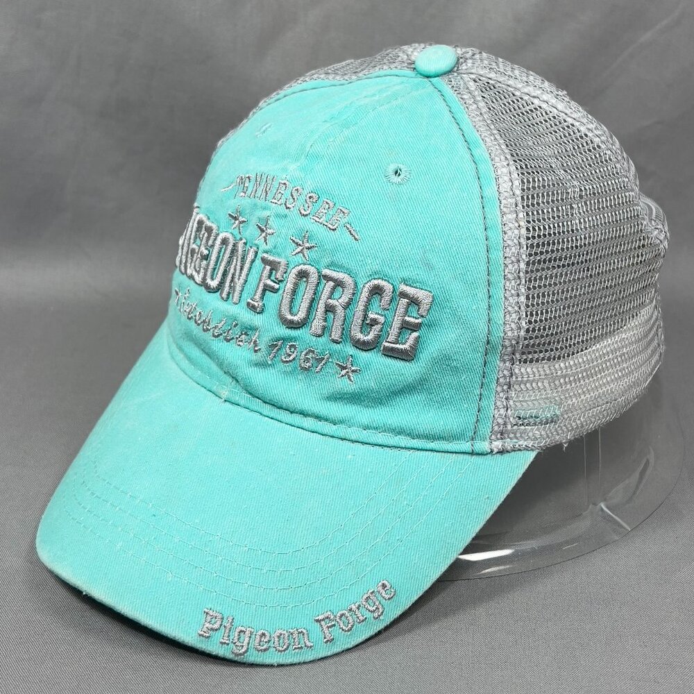 Lucky 7 Pigeon Forge Tennessee Snapback Hat Cap Trucker USA Souvenir Dad Mens